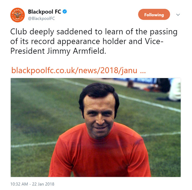 Blackpool FC on Twitter