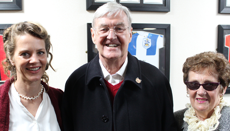 Lisa with her father Steve Smith and his sister Janet.