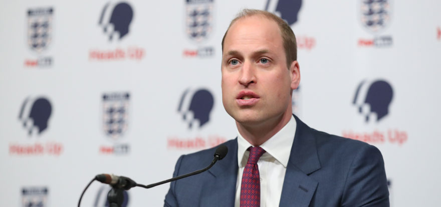 Duke of Cambridge discusses Heads Up