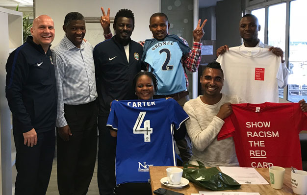 John Hudson and Michael Bennett met The Desmond and Leah Tutu Legacy Foundation