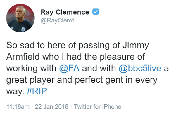 Ray Clemence, England