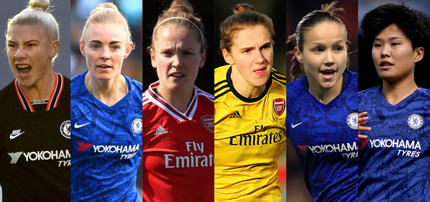 The nominees for the PFA Players' Player of the Year