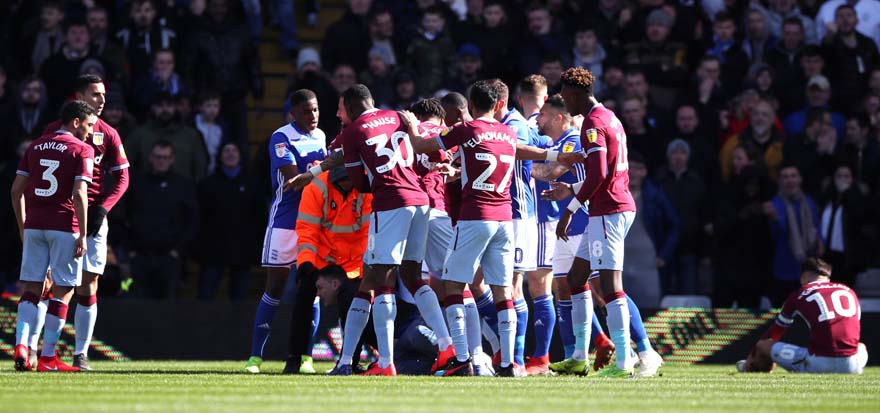Aston Villa midfielder Jack Grealish assaulted by spectator