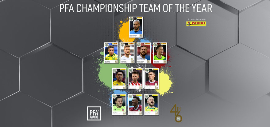 Championship: Norwich and Leeds dominate PFA selection of team of