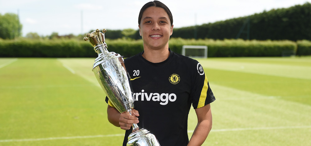 Sam Kerr takes home PFA Player of the Year Award