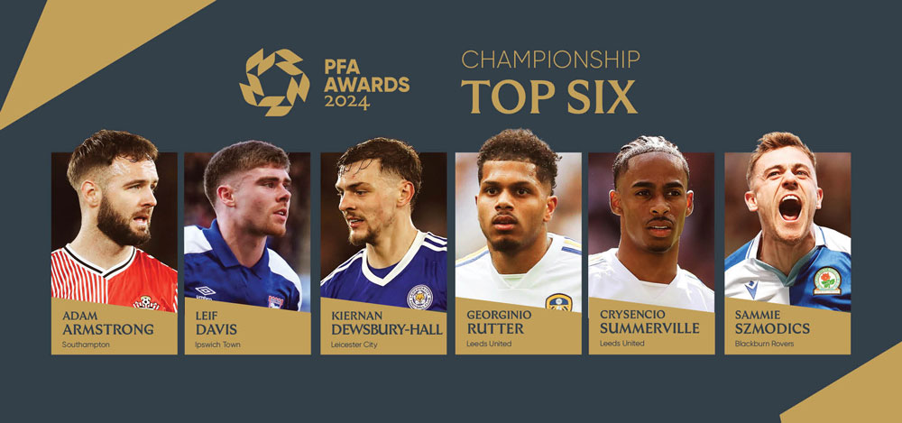 PFA Championship Player of the Year - Top Six
