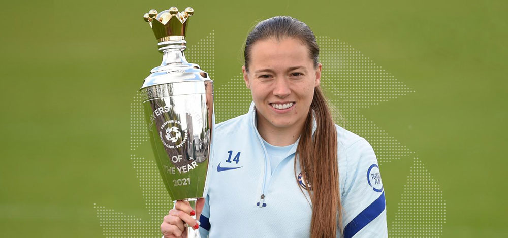 Chelsea and England's Fran Kirby wins the PFA Players' Player of the Year