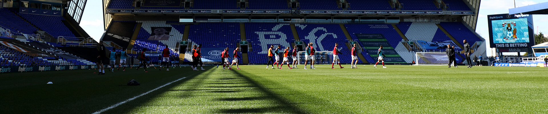 Players on a pitch