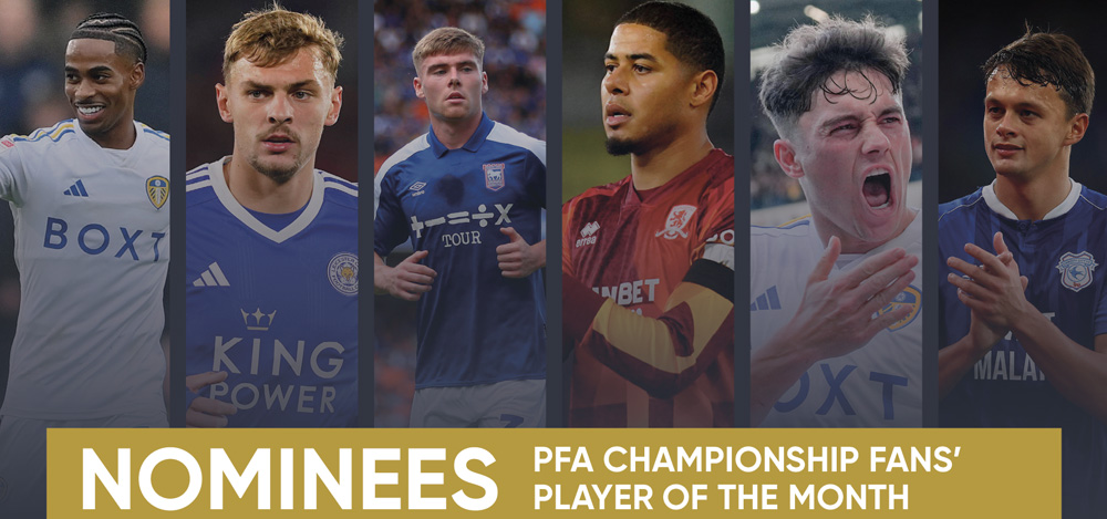 October PFA Championship Fans' Player of the Month