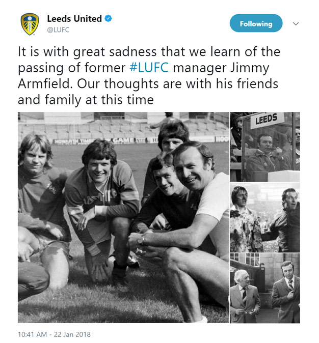 Leeds United, Twitter