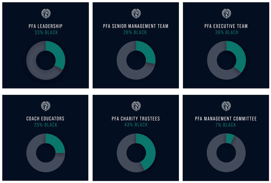 PFA Diversity Stats