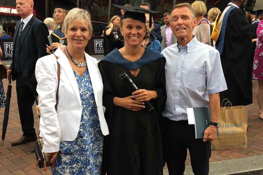 PFA cohort graduates at Salford University