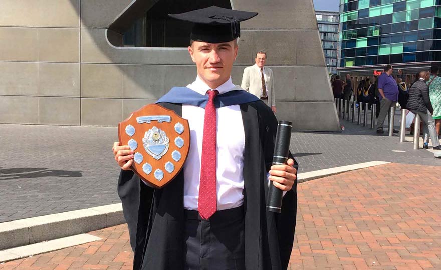 PFA cohort graduates at Salford University