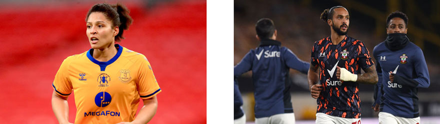  Valérie Gauvin and Theo Walcott