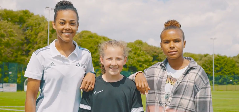 Fern Whelan and Nikita Parris, See It. Achieve It. campaign