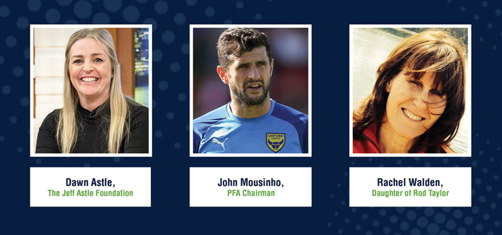 Dawn Astle, John Mousinho and Rachel Walden 