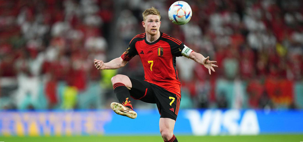 Kevin De Bruyne at the World Cup 2022