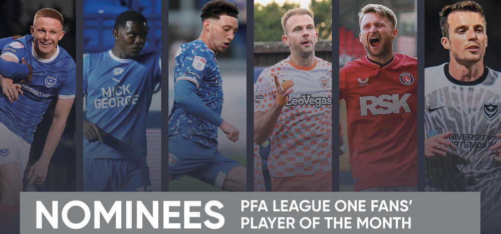 October PFA League One Fans' Player of the Month