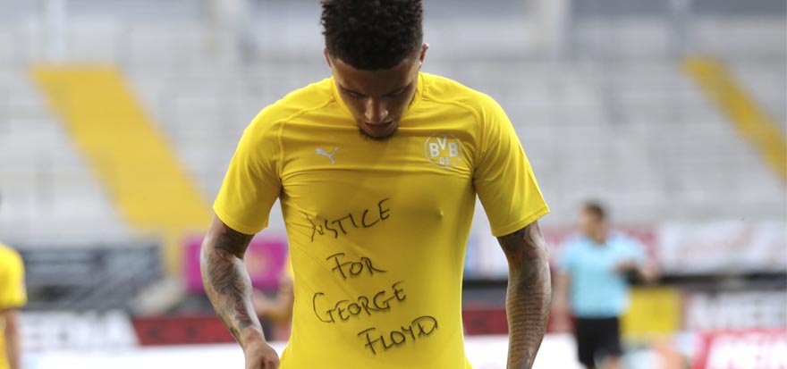 sancho, george floyd t-shirt