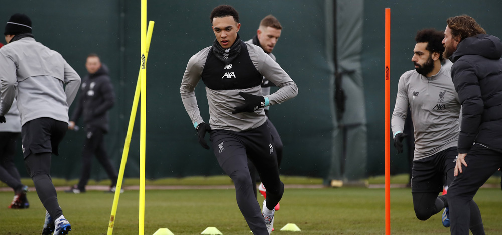 Liverpool fc training 