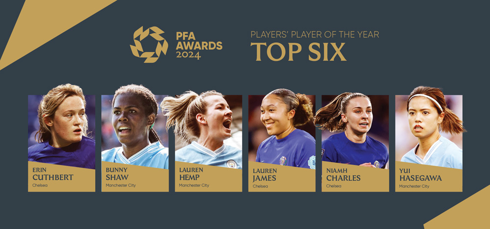 Top Six | Women's PFA Players' Player of the Year, 2024