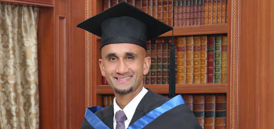 Zesh Rehman graduation 